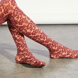 Free people saved by the bell lace tights